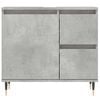 vidaXL Bathroom Cabinet Concrete Grey 65x33x60 cm Engineered Wood