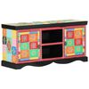 vidaXL TV Cabinet Multicolour 100 x 35 x 50 cm Solid Mango wood
