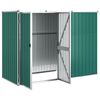 vidaXL Garden Tool Shed Green 225x89x161 cm Galvanised Steel