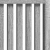 vidaXL Radiator Cover Grey Sonoma 112 x 19 x 81.5 cm Engineered Wood