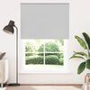 vidaXL Roller Blind Blackout Light Grey 155x210 cm Fabric Width 151.6 cm Polyester
