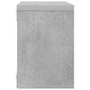vidaXL Wall Cube Shelves 4 pcs Concrete Grey 22x15x22 cm