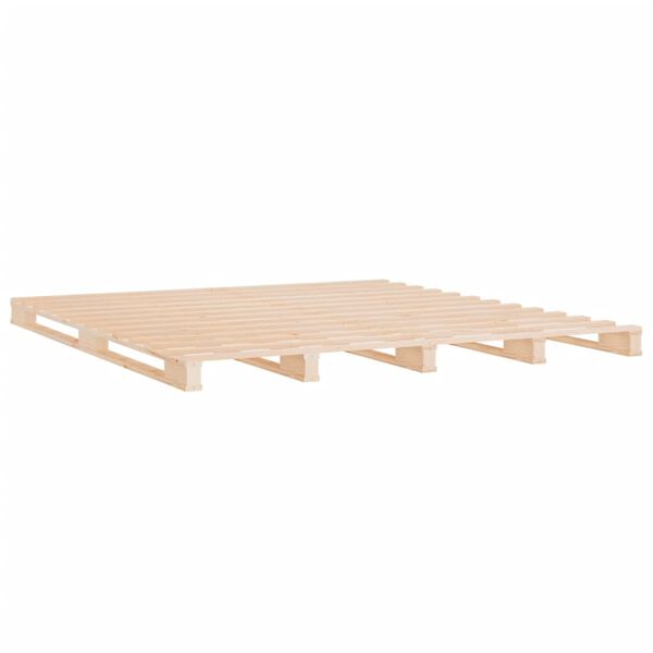 vidaXL Pallet Bed without Mattress 140x190 cm Solid Wood