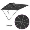 vidaXL Cantilever Banana Parasol Anthracite 249 x 249 x 250 cm