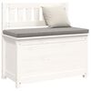 vidaXL Bench White 80x41x77 cm Solid Wood Pine