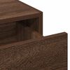 vidaXL Dressing Table Brown 100 x 40 x 70 cm Engineered Wood