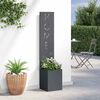 vidaXL Garden Privacy Screen Anthracite 32 x 140 cm Cold-rolled steel