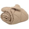 vidaXL Winter Duvet Taupe 200 x 200 cm Microfiber
