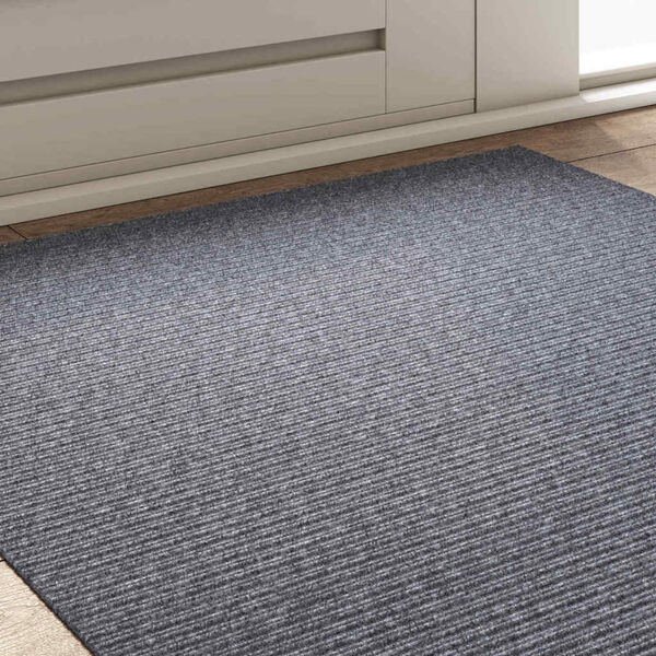 vidaXL Carpet Runner Light Grey 100 x 100 cm Fabric