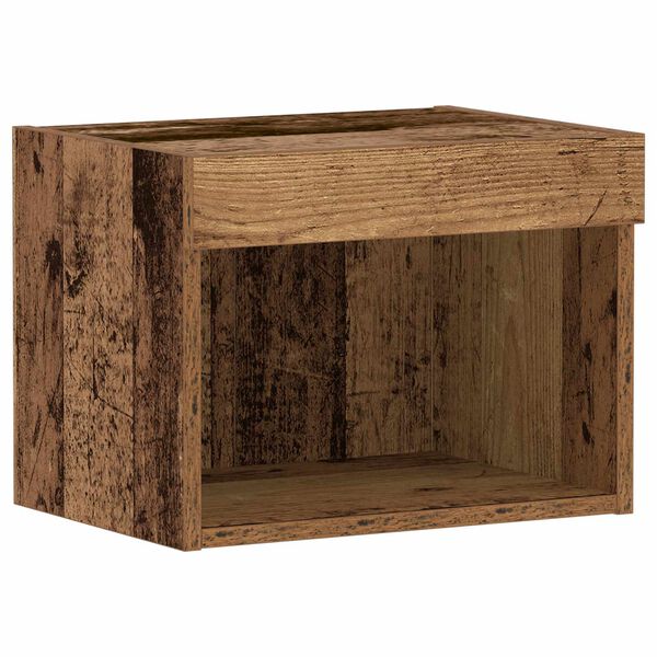 vidaXL TV Cabinet Set Old Wood 40 x 30 x 30 cm Engineered Wood