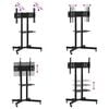 vidaXL TV Stand on Wheels 32-70 Inch Screen Max VESA 600x400 mm 50kg