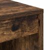 vidaXL Desk Smoked Oak 100 x 40 x 76 cm