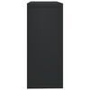 vidaXL Wall Cube Shelf Black 69.5x29.5x69.5 cm MDF