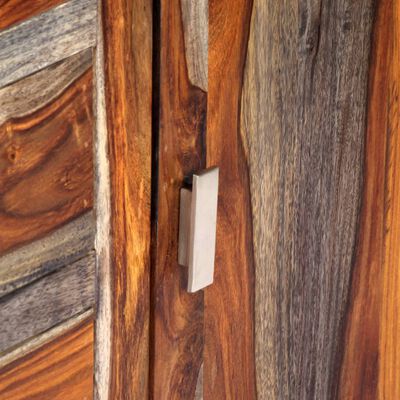 vidaXL Sideboard Grey 160x40x75 cm Solid Sheesham Wood