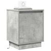 vidaXL Bedside Cabinet Concrete Grey 39 x 34.5 x 50 cm Engineered wood