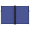 vidaXL Retractable Side Awning Blue 220x1200 cm