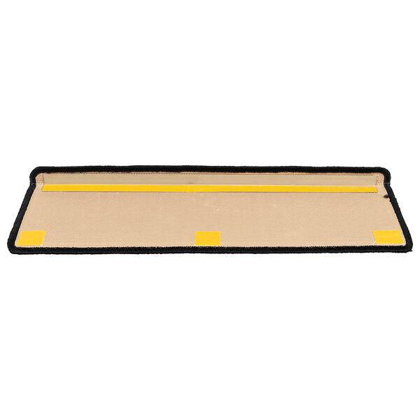 vidaXL Stair Mats Self-adhesive 5 pcs 65x21x4 cm Black and Grey