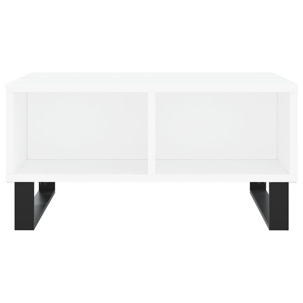vidaXL Coffee Table White 60x60x30 cm Engineered Wood