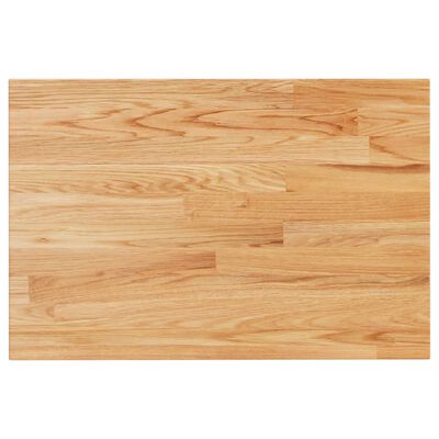 vidaXL Bathroom Countertop Light Brown 60x40x1.5cm Treated Solid Wood