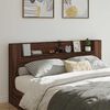vidaXL Headboard Brown Oak 200 x 16.5 x 103.5 cm Engineered Wood