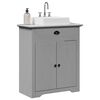 vidaXL Bathroom Sink Cabinet BODO Grey 70x35x80 cm