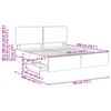 vidaXL Bed Frame with Drawer Sonoma Oak 180 x 200 cm Engineer Wood