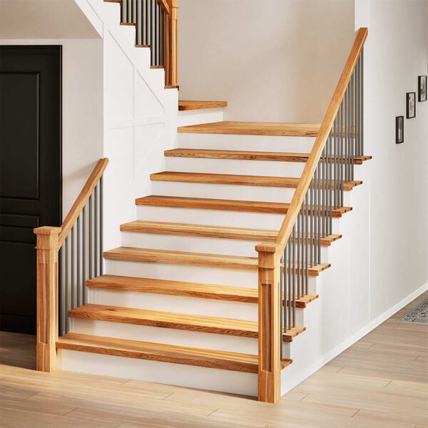 vidaXL Stair Treads 20 pcs Light Brown 120x25x2 cm Solid Wood Oak