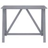 vidaXL 5 Piece Outdoor Bar Set Grey Solid Acacia Wood