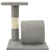 vidaXL Cat Tree with Sisal Scratching Posts 65 cm Grey