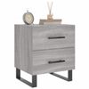 vidaXL Bedside Cabinets 2 pcs Grey Sonoma 40x35x47.5 cm Engineered Wood