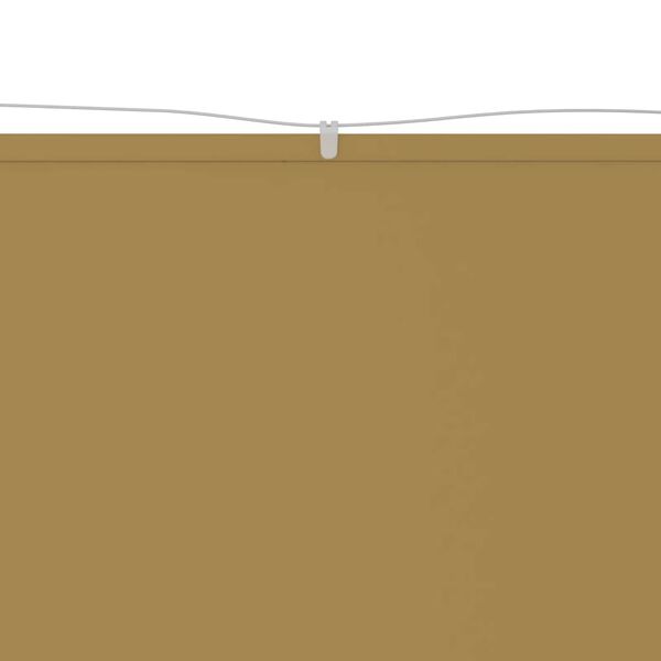 vidaXL Vertical Awning Beige 140x270 cm Oxford Fabric