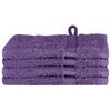 vidaXL Washcloths SOLUND Purple Cotton