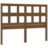 vidaXL Bed Headboard | Honey brown | Solid Pine Wood | Standard