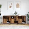 vidaXL Sideboards 3 pcs Old wood 180 x 35 x 70 cm Engineered wood