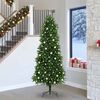 vidaXL Christmas Tree with 300 LEDs with Stand Green 240 cm PE