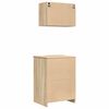 vidaXL Garage Cabinets 2 pcs Sonoma Oak Engineered Wood