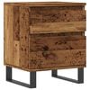 vidaXL Bedside Cabinet Old Wood 40x35x50 cm Engineered Wood