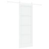 vidaXL Sliding Door 73.5 x 198.5 cm Engineered Wood White