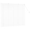 vidaXL Window Blind with Curtains Manual White Aluminium