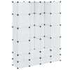 vidaXL Modular Cabinet 18 Compartments White 37x146x180.5 cm
