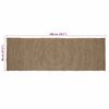 vidaXL Area Rugs Rectangular Grey 80 x 200 cm Jute