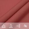 vidaXL Sunshade Sail Oxford Fabric Triangular 3x3x3 m Terracotta