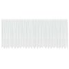 vidaXL Lace Curtain White 140 x 600 cm Polyester