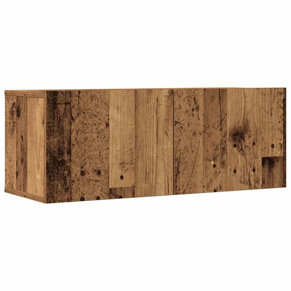 vidaXL 5 Piece TV Cabinet Set Wall-mounted Old Wood Engineered Wood