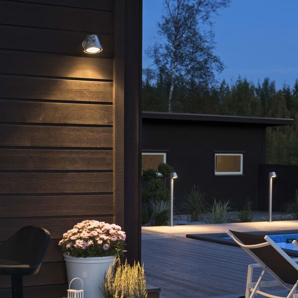 KONSTSMIDE Wall Light Trieste Galvanized