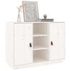 vidaXL Sideboard White 100x40x75 cm Solid Wood Pine