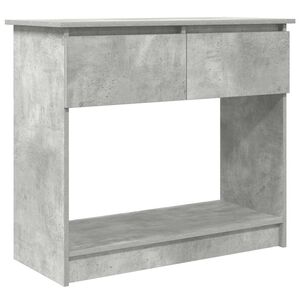 vidaXL Console Table with Drawers Concrete Grey 85.5x38.5x74.5 cm