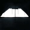 vidaXL Family Tent Tipi 8-Person White Blackout Fabric Waterproof