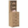 vidaXL Highboard Artisan oak 40 x 41 x 135 cm Engineered wood