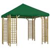 vidaXL Gazebo 3x3 m Green